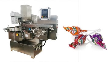 Lollipop double twist wrapping machine testing video