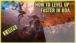 How To LEVEL UP Faster In 3 Simple Steps Tips and Guide | Kingdoms of Amalur Re-Reckoning | PS4