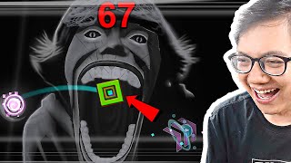 I Rolled Geometry Dash To Brainrot World (Brainrot Dash) screenshot 3