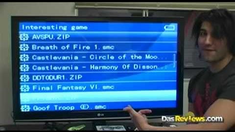 Dingoo - The Dingoo A320 Emulator Plays Roms SNES, NES Mame