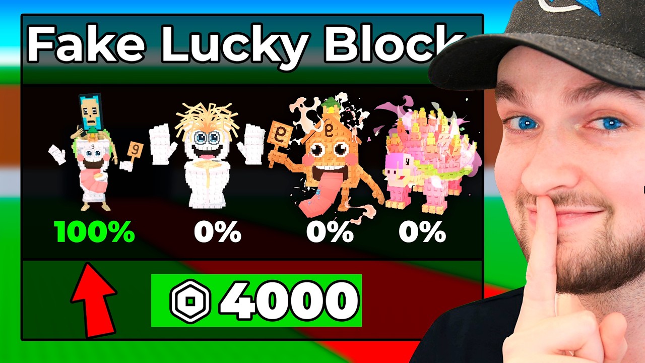 I Secretly Cheated in a Lucky Block Race... Ft. Kaye - YouTube