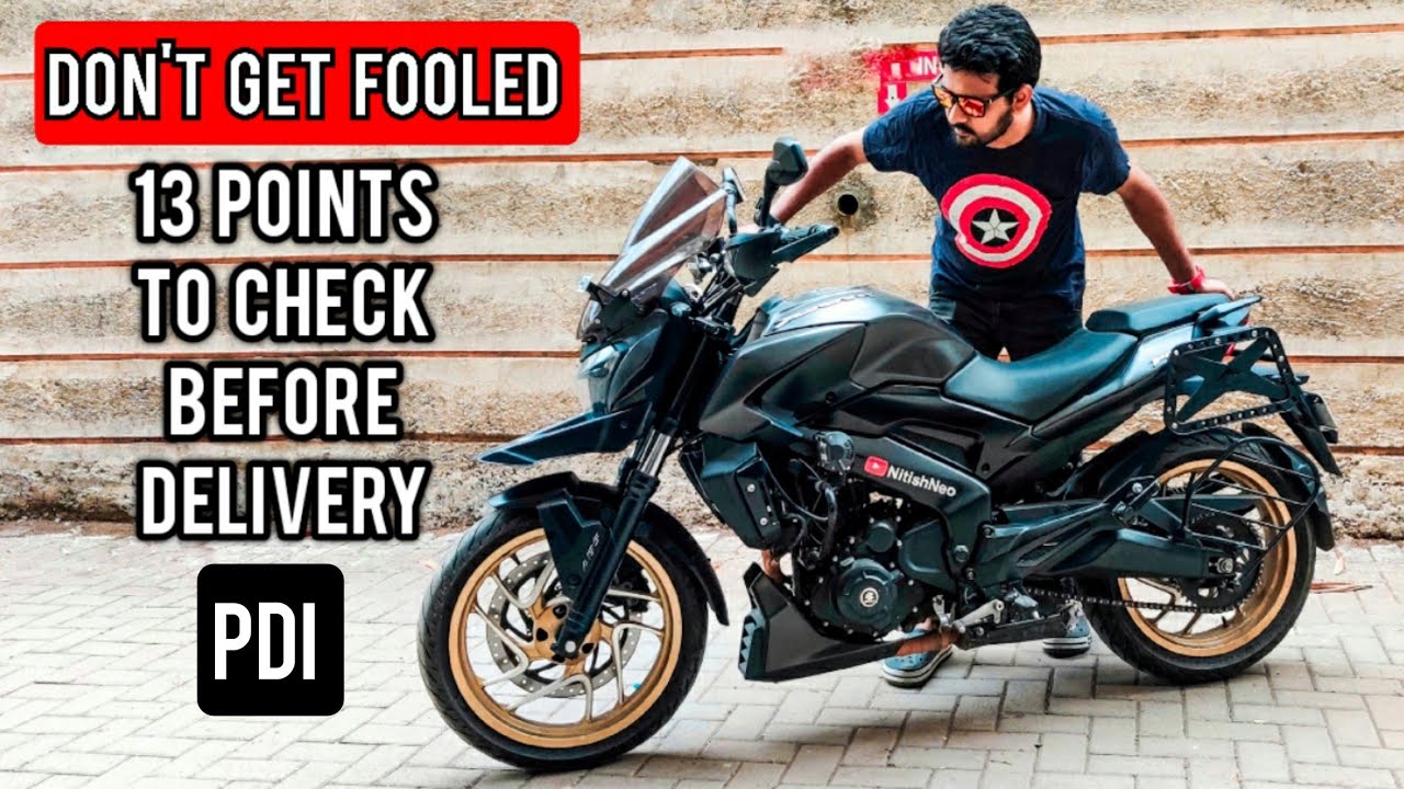 13 Points to Check Before Taking Delivery of New Motorcycle | Pre Delivery Inspection EP 4 