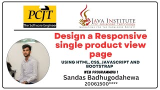Web Project - Task 22 | Semester 01 | Java Institute | Sandas Badhugodahewa screenshot 5