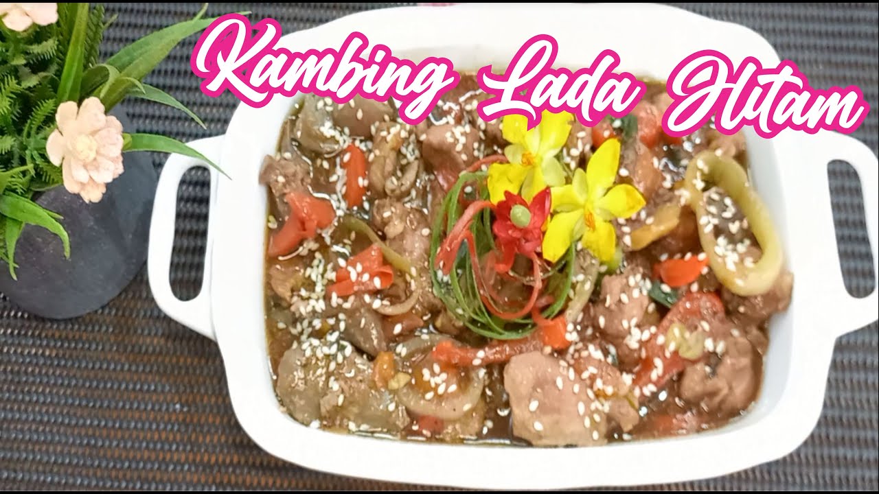 Kambing Lada Hitam || Ide masak kambing yang enak