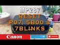 FIXED! RESET P07 | 7 BLINKS | 5B00 | CANON MP287 (Tagalog)
