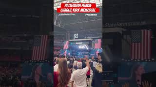 Hallelujah praise charlie kirk memorial