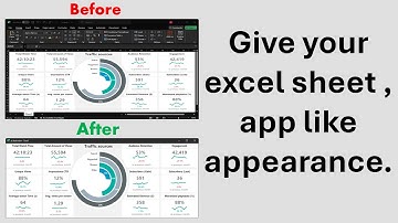 Make Excel Look Like an App!