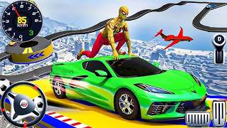 Superhero Car Stunt Mega Ramps - Impossible GT Car Driving Tracks 3D - Android GamePlay #10 screenshot 2