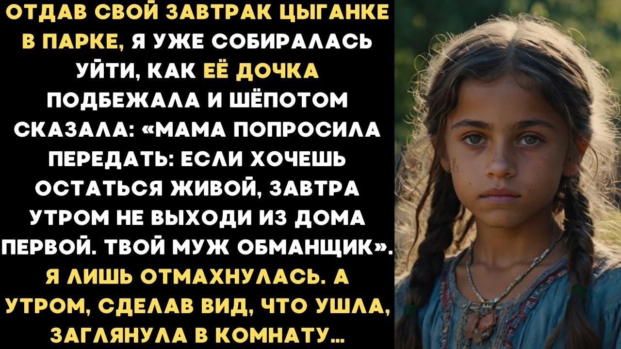 Дочь цыганки шепотом сказала  «Завтра утром не выходи из дома первой » Утром я все поняла…