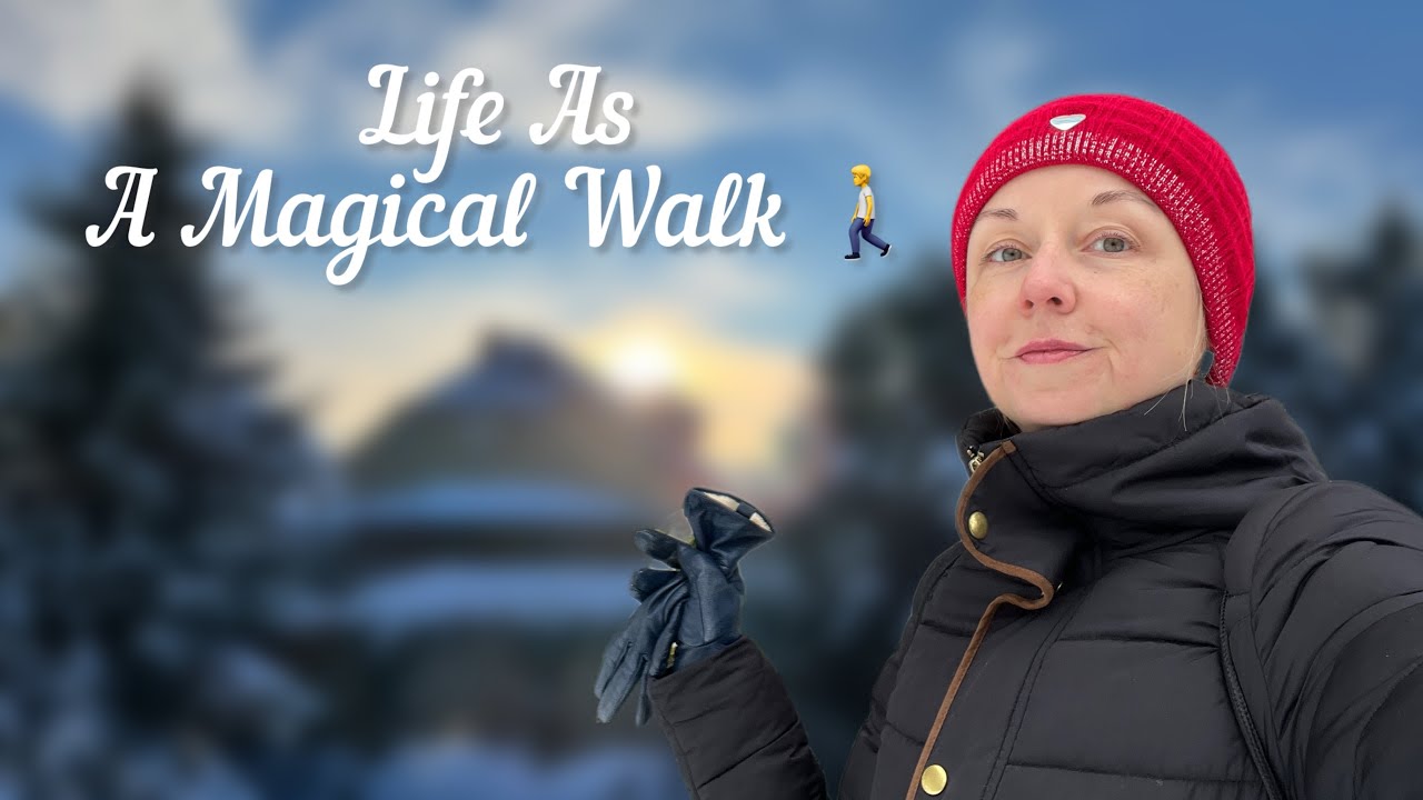 Snowy Walk in Our Garden  