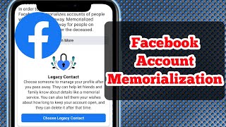 How to Set Up Facebook Memorialization and Legacy Contact Settings NEW