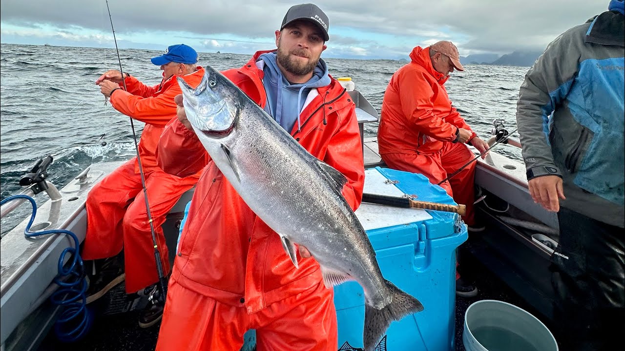 Salmon fishing in Sitka Alaska!