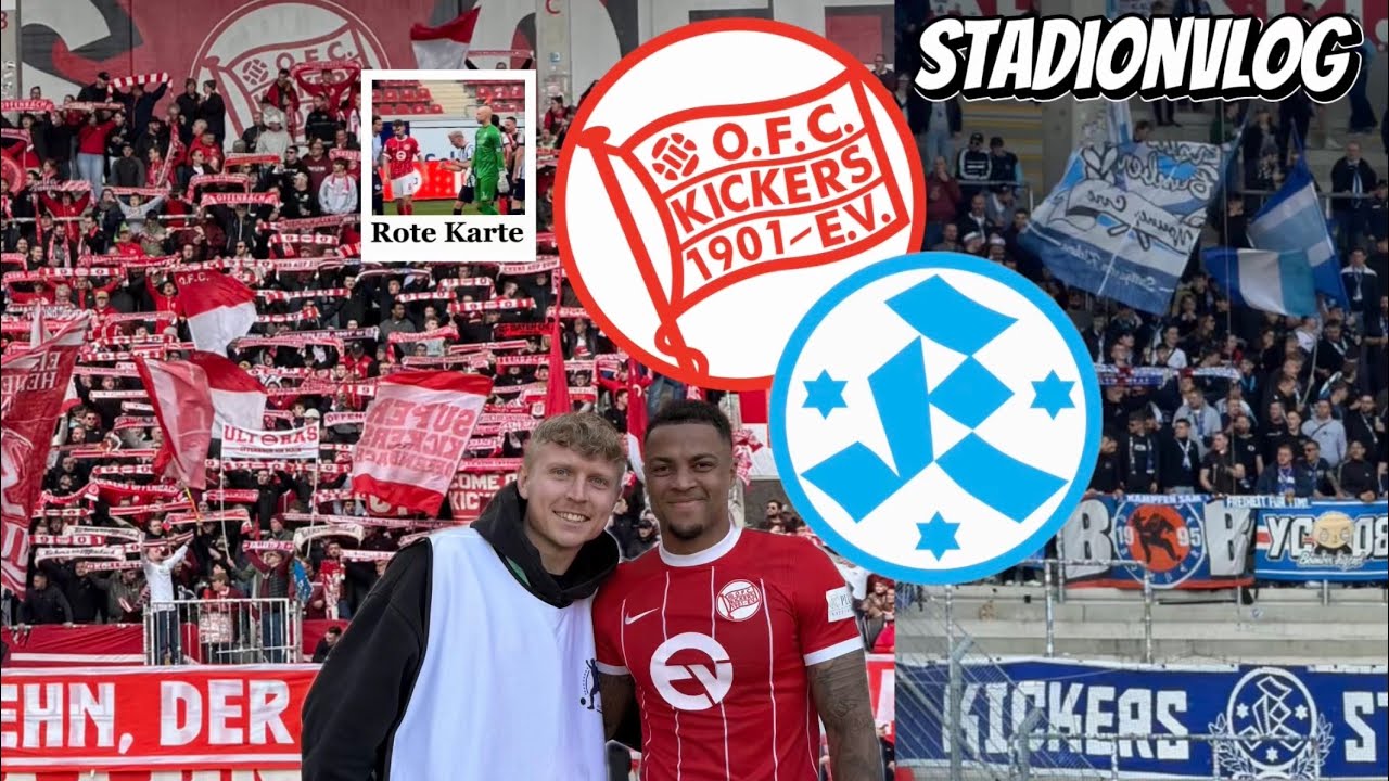 KICKERS-DUELL eskaliert am Schluss! 🤯 Kickers Offenbach vs. Stuttgarter Kickers | Stadionvlog 🏟️