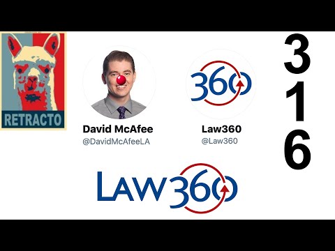 RETRACTION #316: David McAfee - Law 360