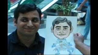 Live & Color Caricatures for Events in Bangalore by Artude.