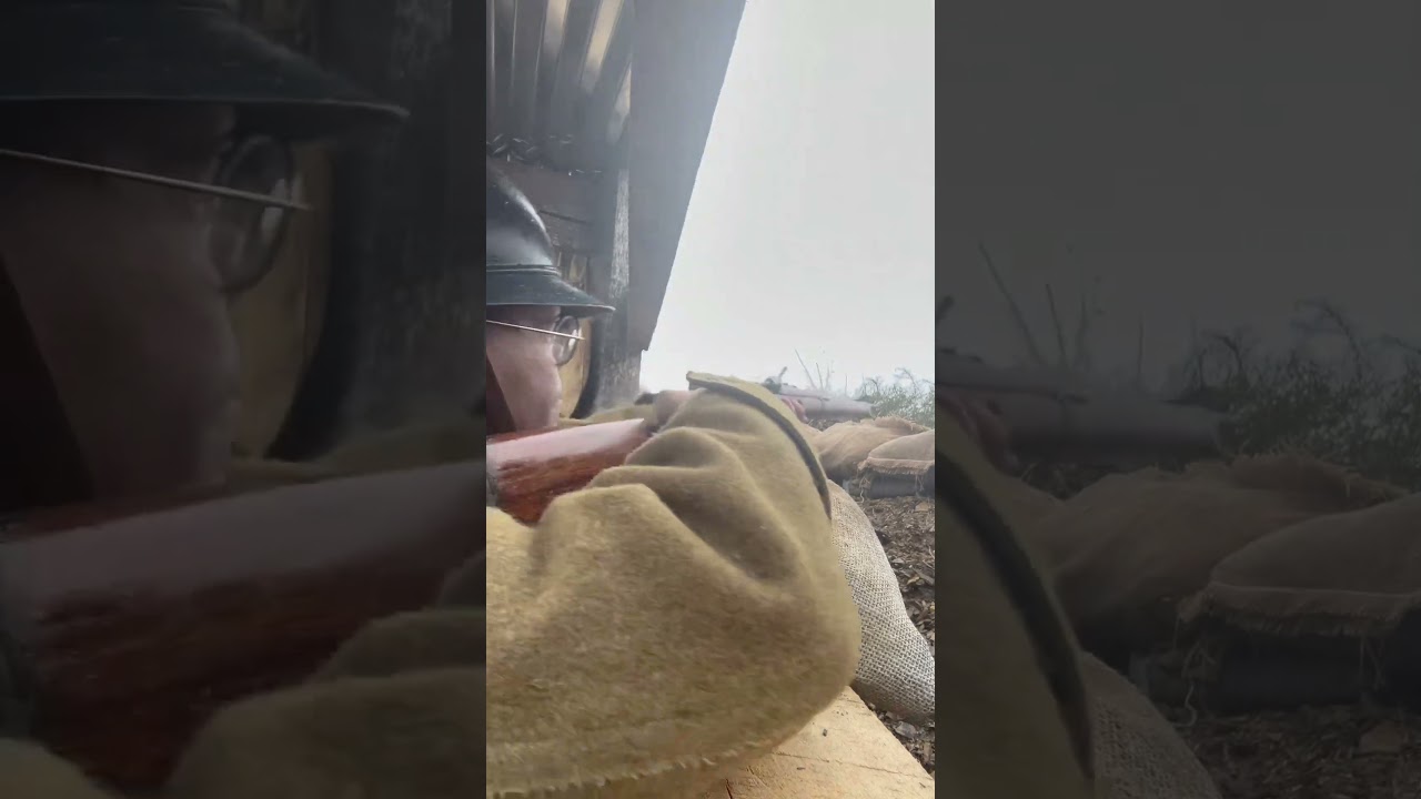 Firing an Original WW1 Berthier Rifle || Newville PA WW1 Reenactment || Spring 2025