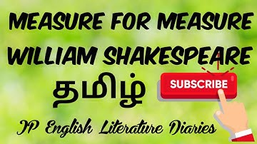 Measure for Measure by William Shakespeare Summary in Tamil
