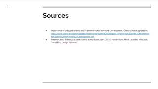 CS 364 Design Pattern Presentation
