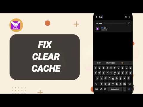 How To Fix And Solve Clear Cache On HalaMe App 