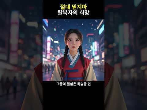 탈북민의 제2의 삶 희망과 도전의 여정