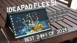 Lenovo IdeaPad Flex 5i | A Great 2-in-1! | Intel 11th Gen | Xe Graphics | 16GB RAM