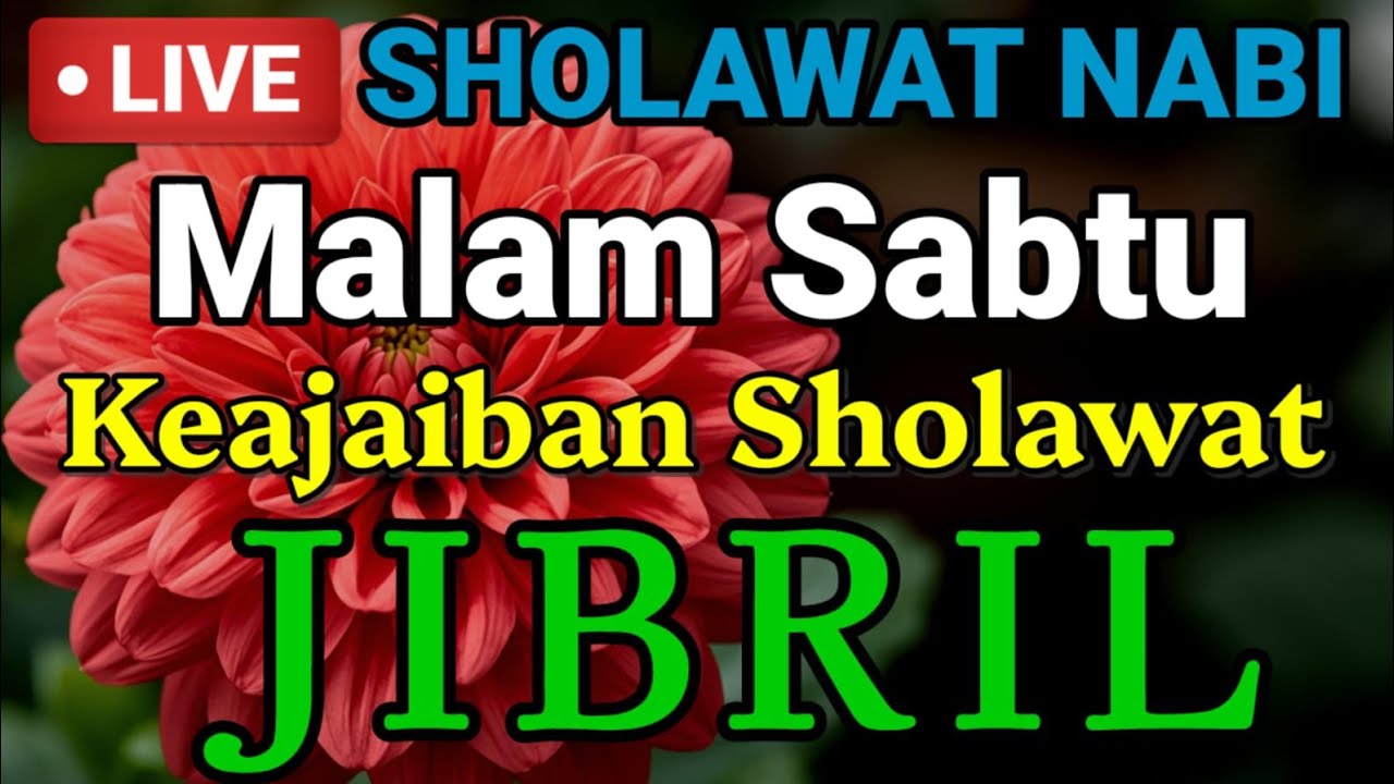 Sholawat Jibril 100x | 1 JAM, Sholawat Penarik Rezeki & Penenang Jiwa | Sholawat Nabi Terindah