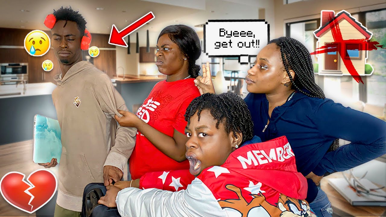 YOU CANT LIVE HERE ANYMORE PRANK ON BROTHER (HILARIOUS)