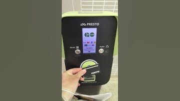 Tapping a Presto Card at a GO Transit station
