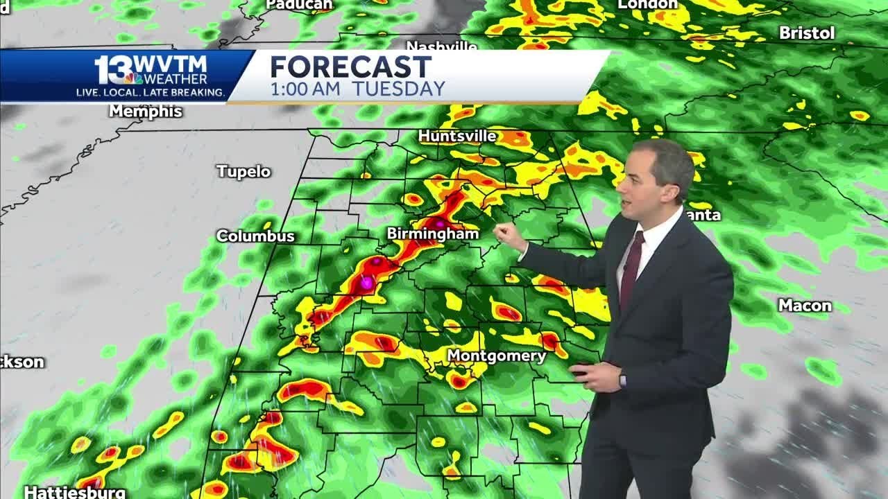 Rain and storms late tomorrow - YouTube