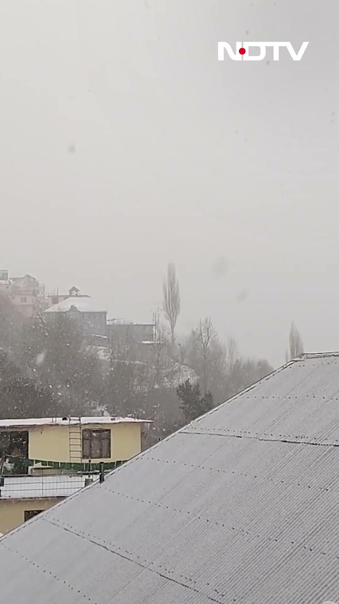 Thick Blanket Of Snow Envelopes Lahaul-Spiti Valley As Region Continues To Receive Snowfall