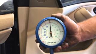 Passenger's side backpressure test