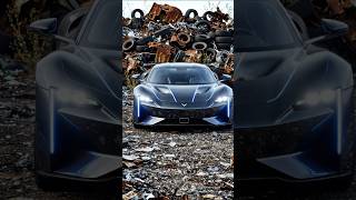 From Trash to Supercar in 30 Seconds ♻️🚗🔥No humans. No tools. It built itself… 👀
