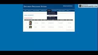 PHP and MySQL Project on Document Tracking System
