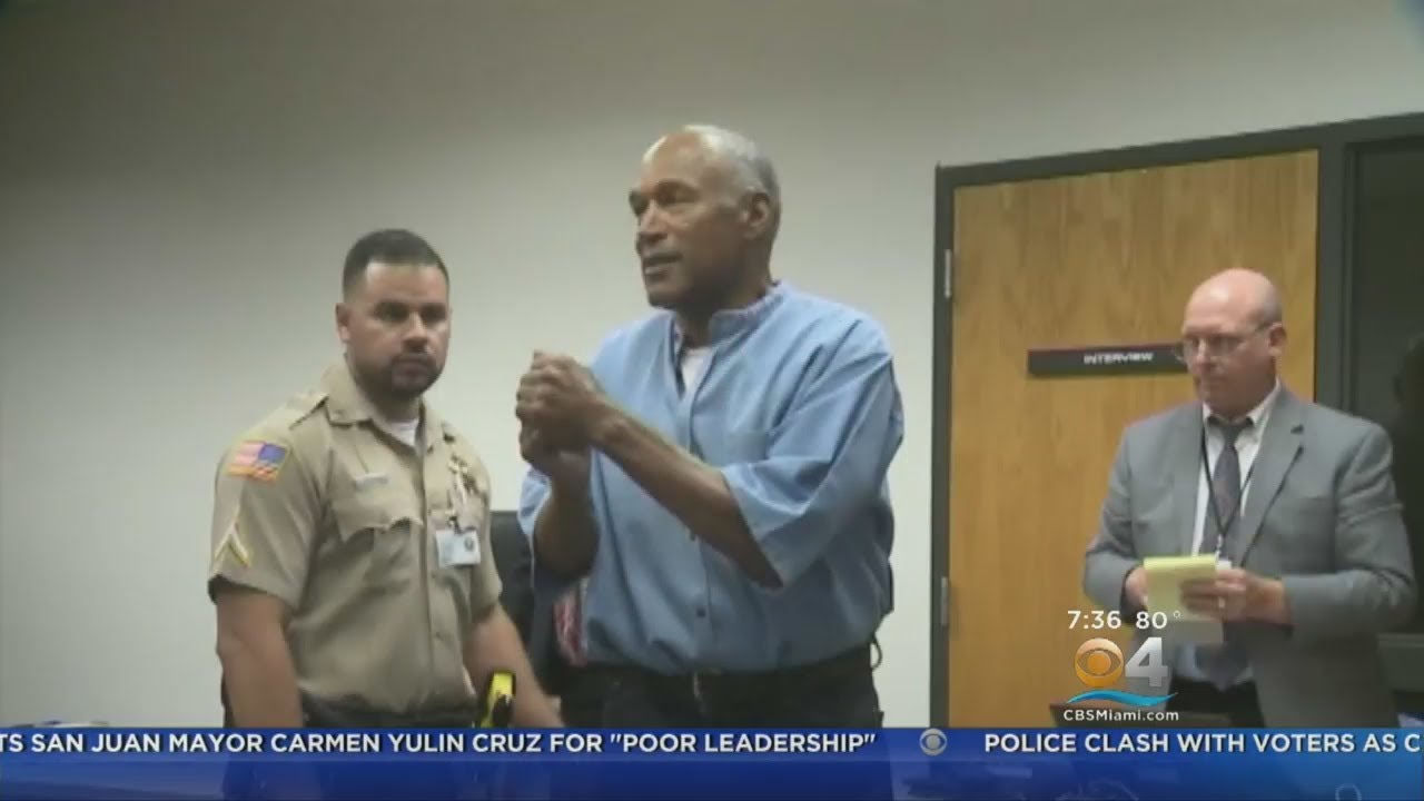 O.J. Simpson Out Of Prison After 9 Years For Armed Robbery - YouTube