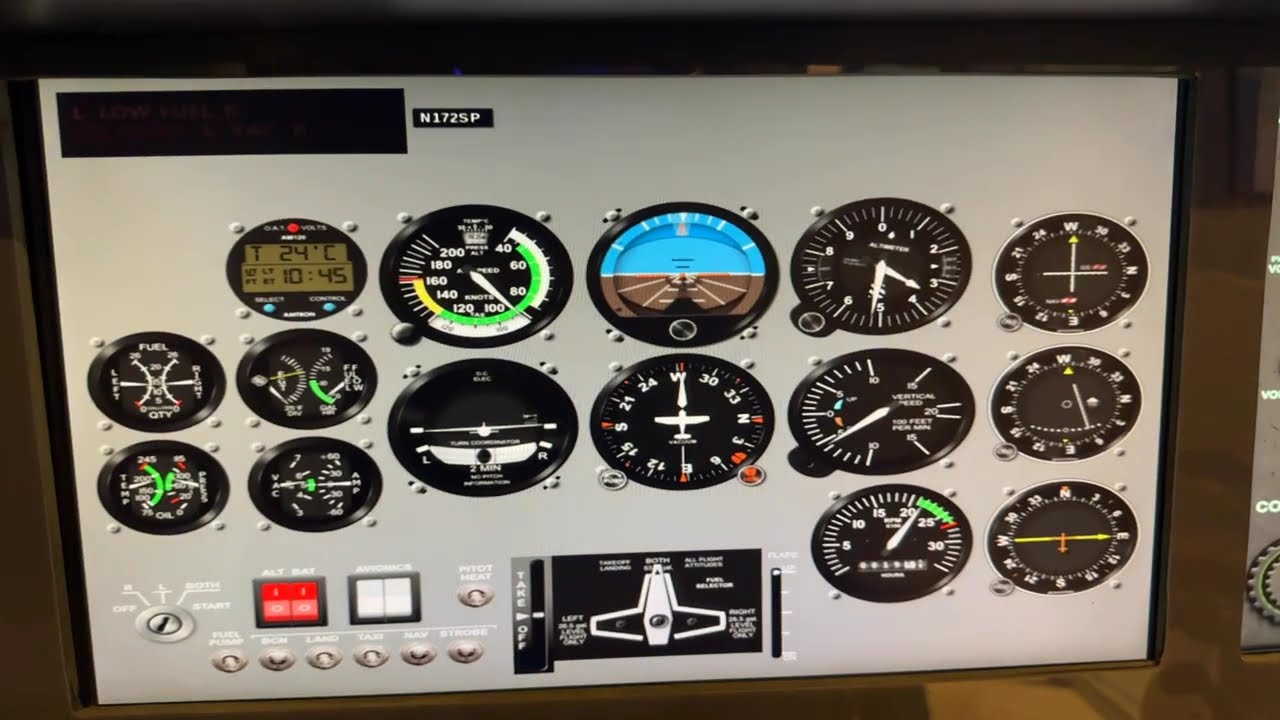 CPL Training | A.I ATC | Cross Country Flying in Cessna 172 Simulator