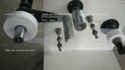 Film roll to roll counting winding machine rolls label counter winder machine automatic video