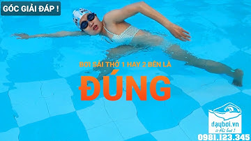 Học Bơi Sải Đúng Cách - Tập Bơi Sải Thở 1 Hay 2 Bên Là Đúng | Học Bơi Hà Nội