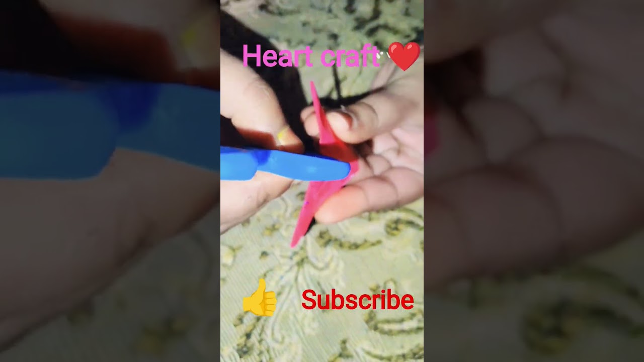 easy heart craft ❤️ 