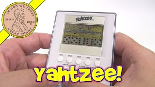 Yahtzee Electronic Handheld Game, 2007 Hasbro Toys
