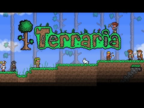 Playing Terraria with Ianbanana10 #1 I drowned myself!