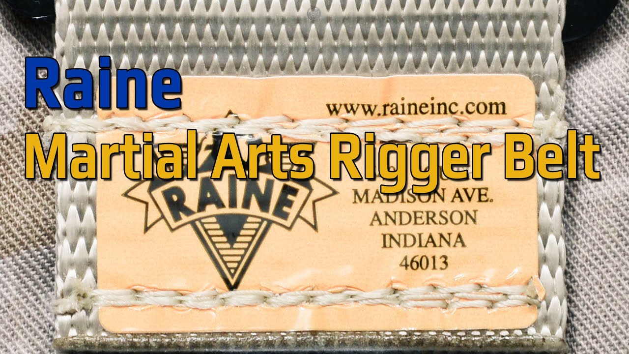Raine Marine Martial Arts Rigger Belt (MCMAP)