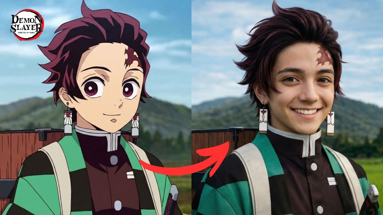 Demon Slayer in Real Life | 鬼滅の刃 AI Live Action