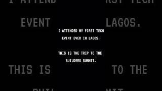 I attended my first tech event ever where I learnt a lot and connected with a lot of people. #tech