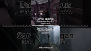 Darth Sidious (Star Wars) VS Sarah Kerrigan (Starcraft) #starwars #starcraft #shorts