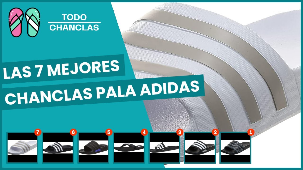 Las 7 mejores chanclas pala adidas - YouTube