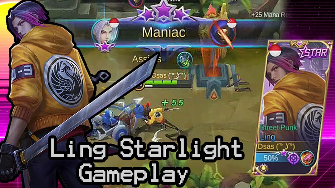 ling street punk march starlight member 2020 mobile legends gameplay youtube youtube