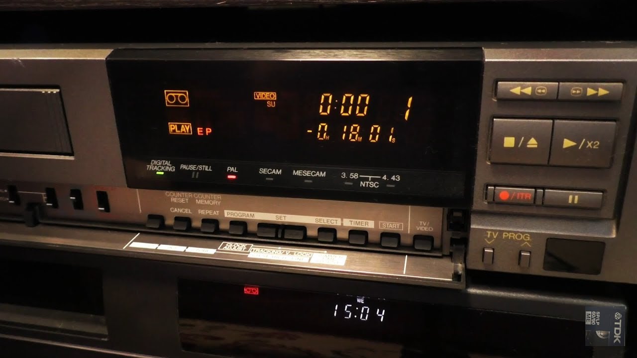 📼 JVC HR-D637MS Video Cassette Recorder Он работает!