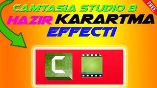 CAMTASIA  STUDIO 8- KARARTMA EFFECTI- SHUTTER SYNC EFFECT-  ÇOK KOLAY HAZIR DOSYA