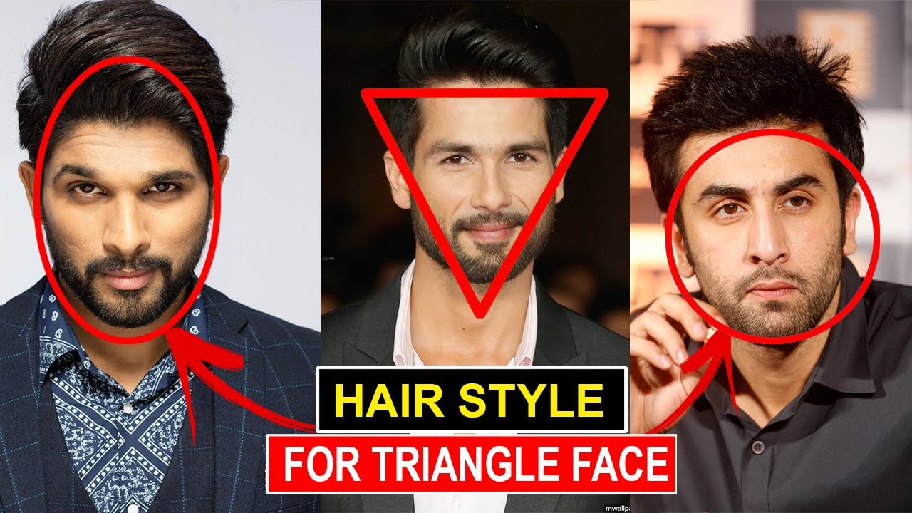Best Hairstyles For Triangle Face Shape | Best Hairstyles For Triangle  Faces Men - YouTube