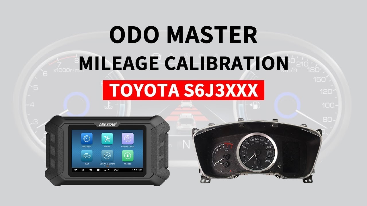 OBDSTAR OdoMaster TOYOTA 2019- S6J3001 Mileage Correction on Bench